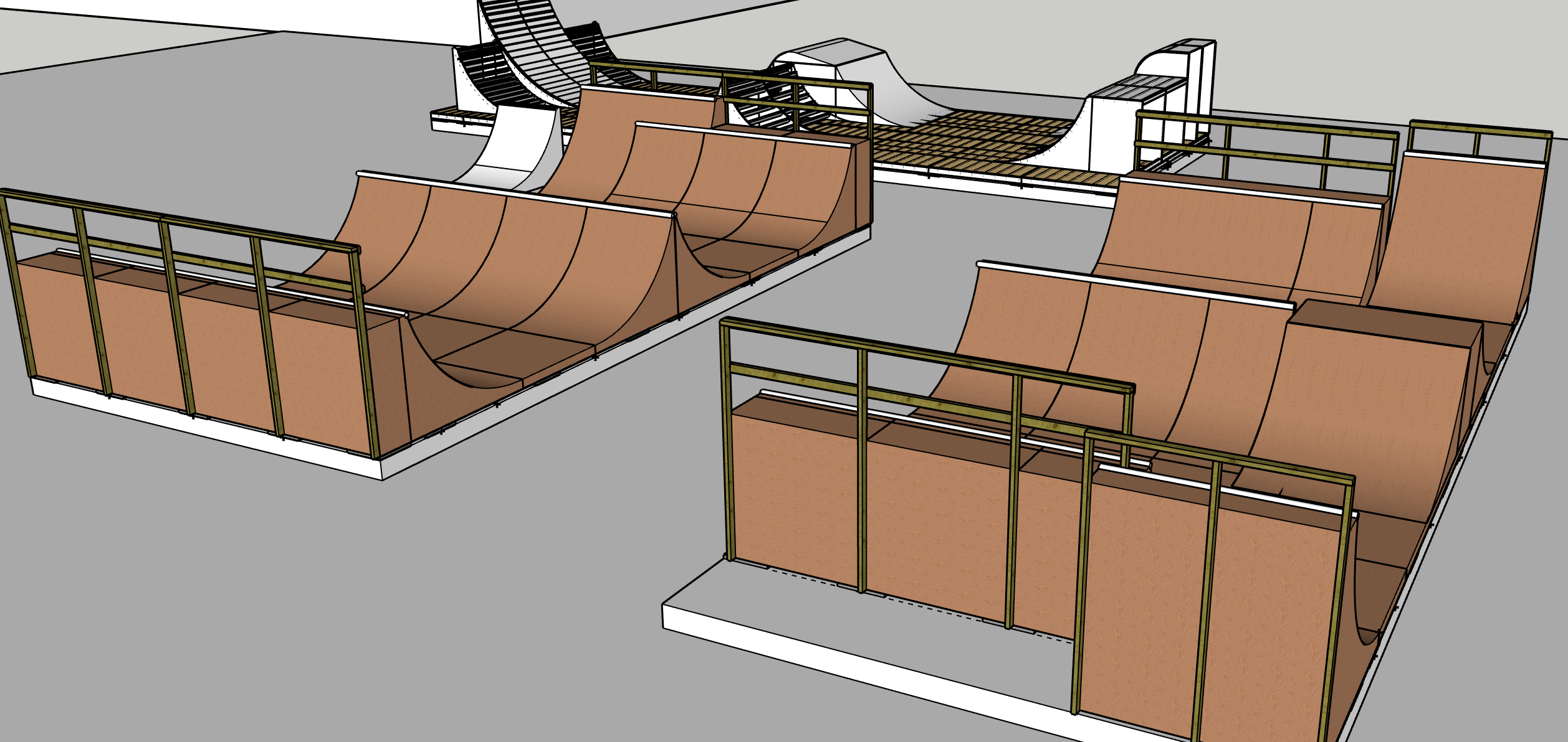 Skate ramp build